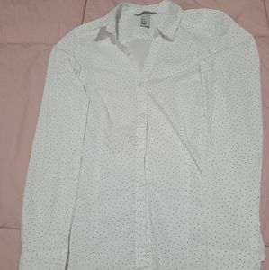 H&M Polka Dot bottom down long sleeve